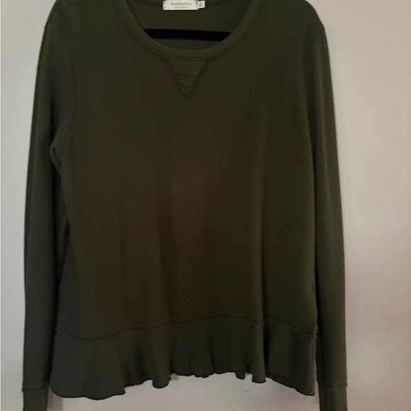 Mododoc Olive Knit Top - Picture 7 of 7